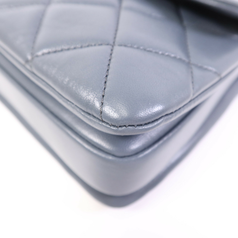 CHANEL 羊皮皮革Trendy CC金扣手挽肩背兩用袋-12