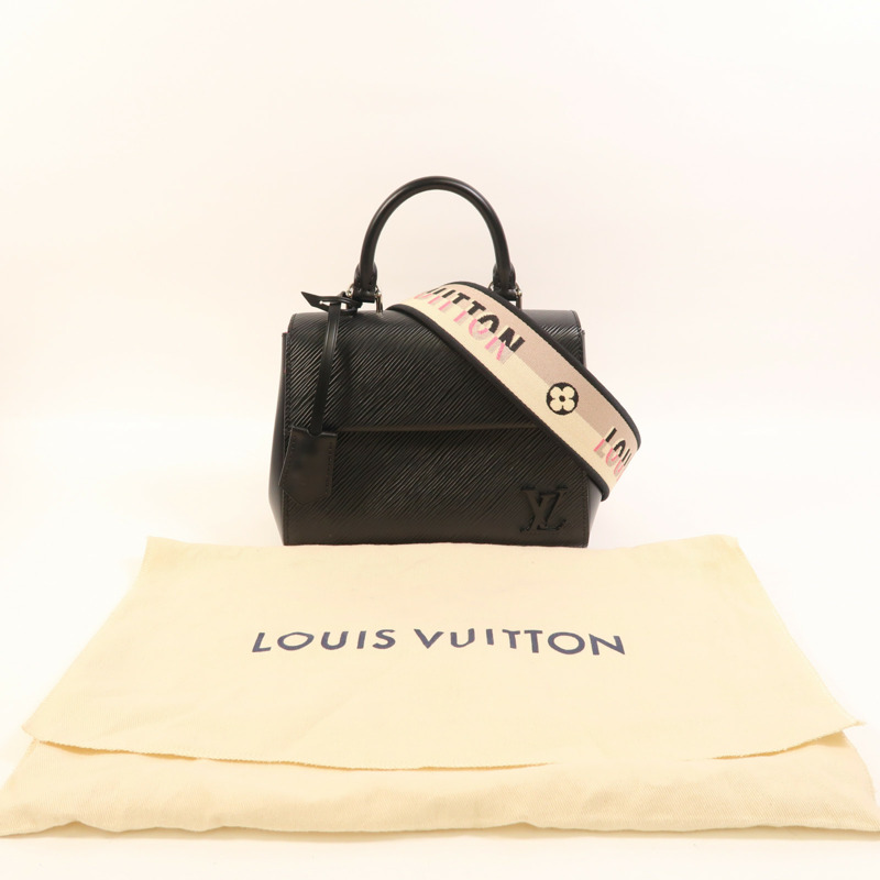 LOUIS VUITTON Epi Cluny Mini銀扣手挽肩背兩用袋-7