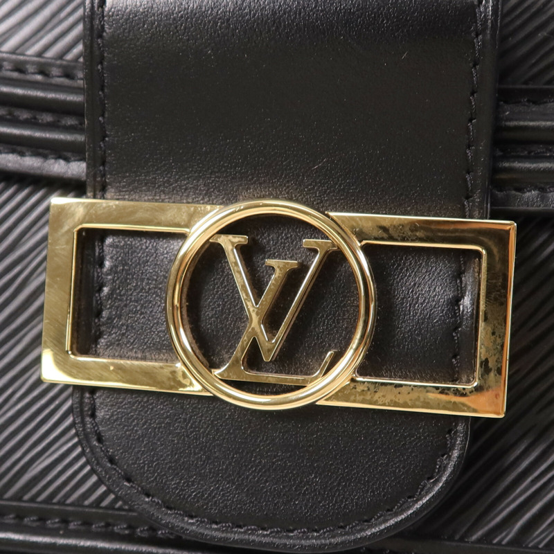 LOUIS VUITTON Epi Mini Dauphine 金扣肩背兩用袋-6