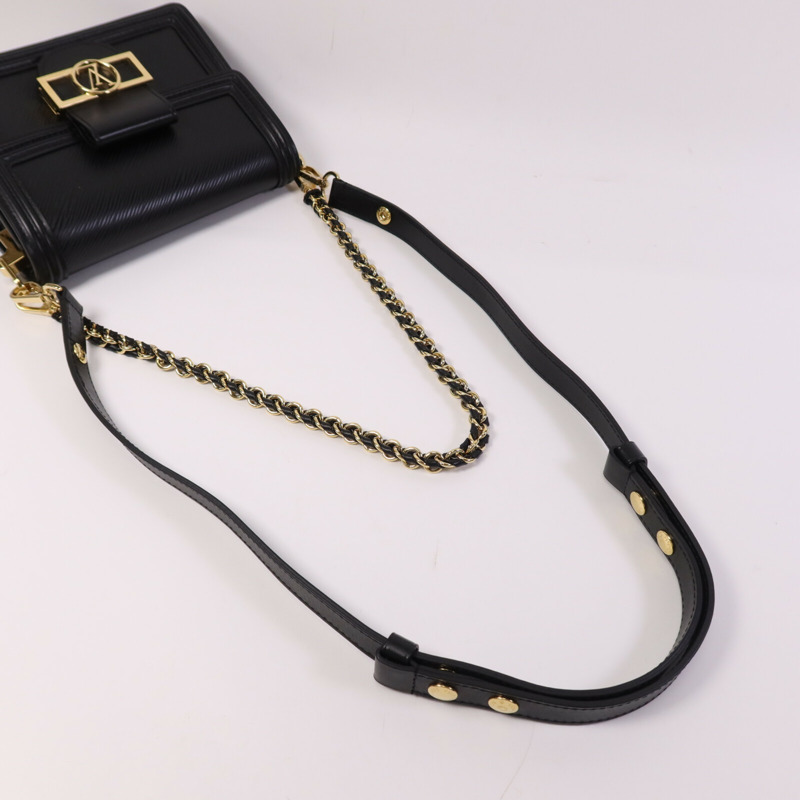 LOUIS VUITTON Epi Mini Dauphine 金扣肩背兩用袋-8