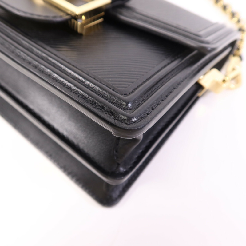 LOUIS VUITTON Epi Mini Dauphine 金扣肩背兩用袋-9