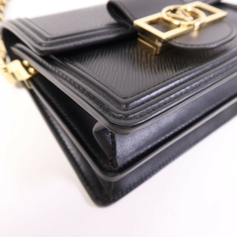 LOUIS VUITTON Epi Mini Dauphine 金扣肩背兩用袋-10