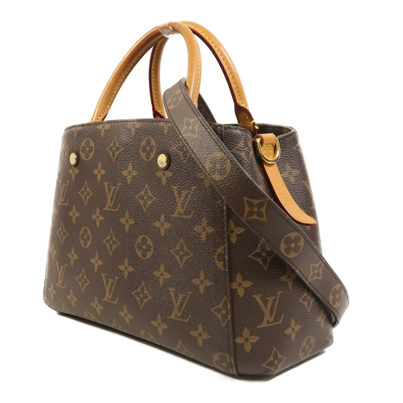LOUIS VUITTON Monogram Montaigne BB金扣手挽肩背兩用袋-2