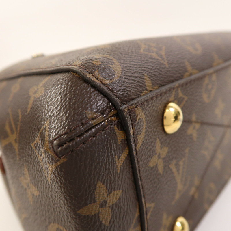 LOUIS VUITTON Monogram Montaigne BB金扣手挽肩背兩用袋-10