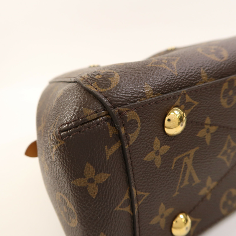 LOUIS VUITTON Monogram Montaigne BB金扣手挽肩背兩用袋-12