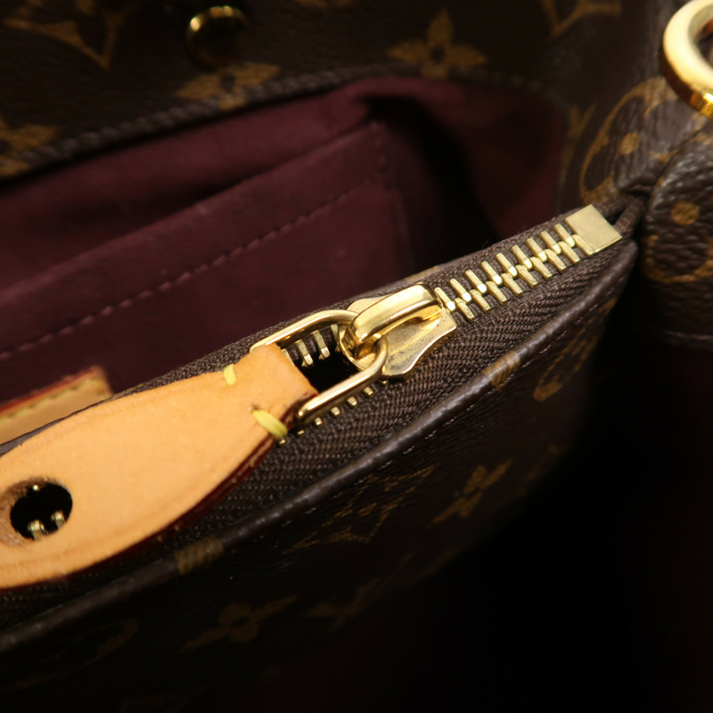 LOUIS VUITTON Monogram Montaigne BB金扣手挽肩背兩用袋-13