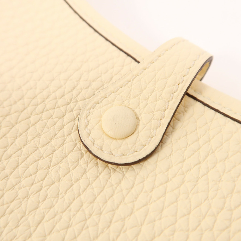 HERMES Clemence皮革Evelyne TPM銀扣手挽肩背兩用袋Nata-14