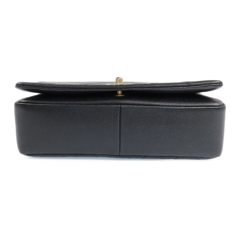 CHANEL 牛皮皮革2 Way Shoulder金扣手挽肩背兩用袋-3