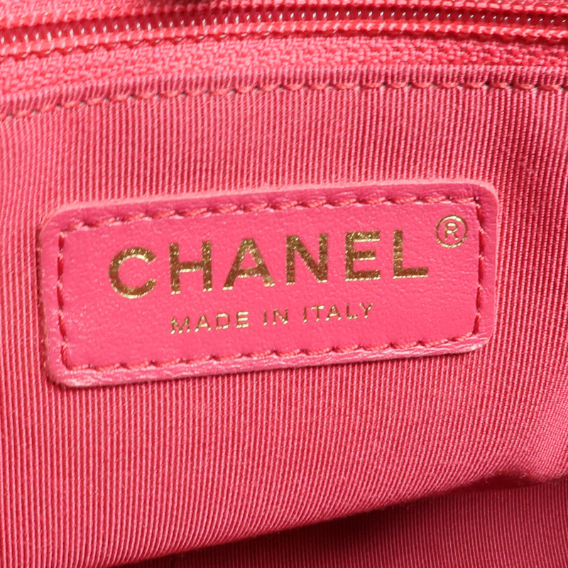 CHANEL 牛皮皮革2 Way Shoulder金扣手挽肩背兩用袋-5