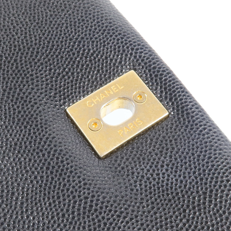 CHANEL 牛皮皮革2 Way Shoulder金扣手挽肩背兩用袋-16