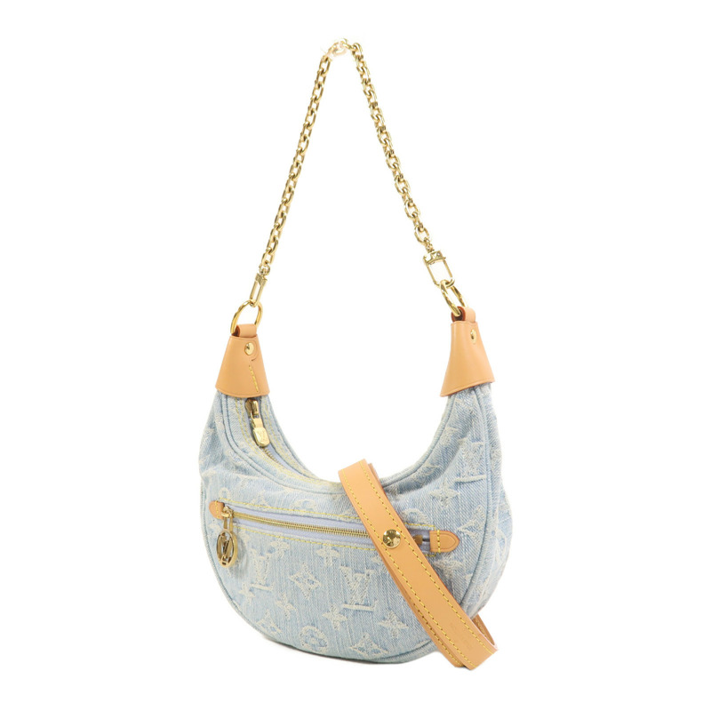 LOUIS VUITTON Monogram Denim Loop金扣手挽肩背兩用袋-2