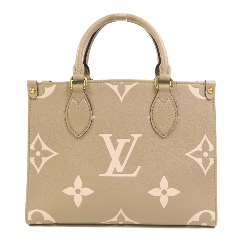 LOUIS VUITTON Monogram Empreinte OnTheGo PM金扣手挽袋-1