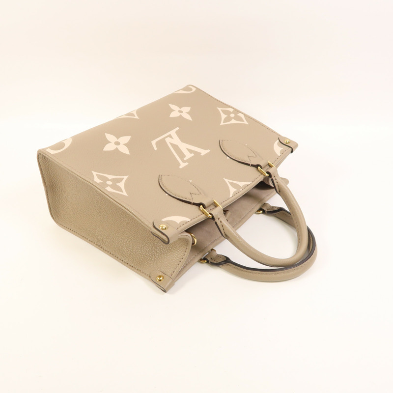 LOUIS VUITTON Monogram Empreinte OnTheGo PM金扣手挽袋-6