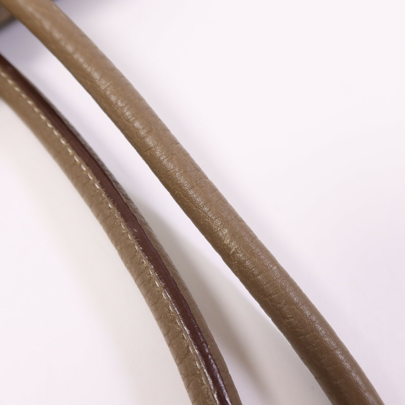 HERMES Clemence皮革Garden Party PM銀扣手挽袋-13