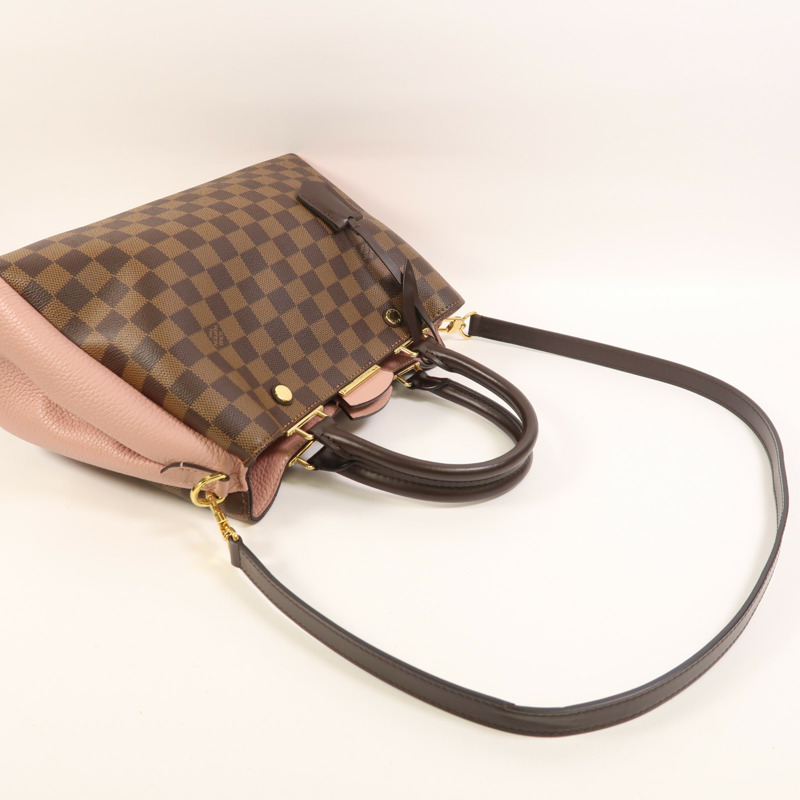 LOUIS VUITTON Damier Brittany金扣手挽肩背兩用袋-8