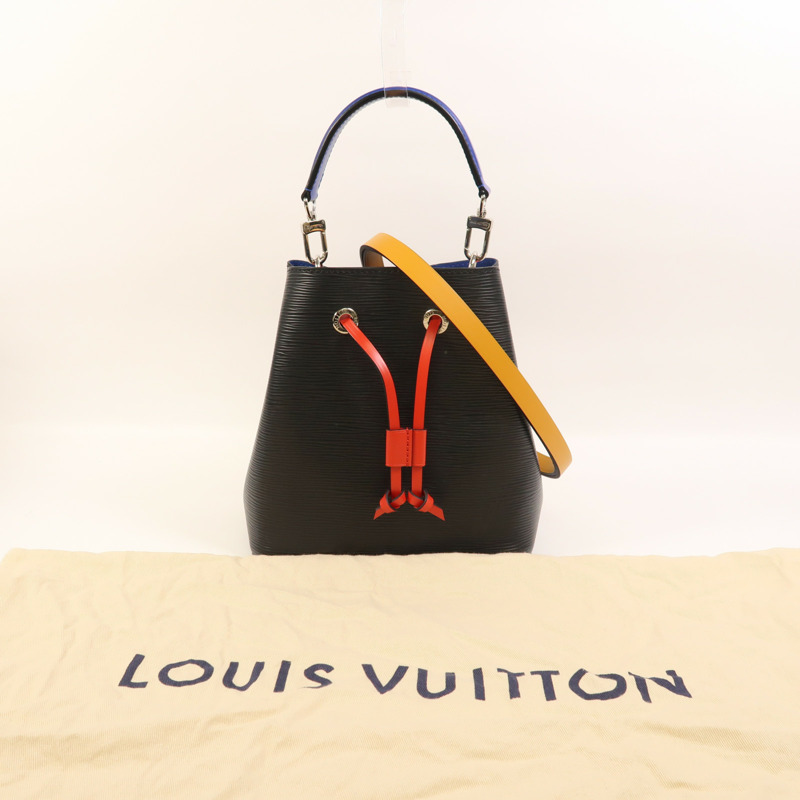 LOUIS VUITTON Epi Neo Noe BB銀扣手挽肩背兩用袋-9