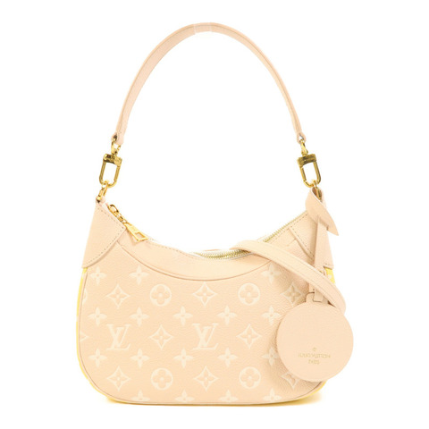 LOUIS VUITTON Monogram Empreinte Bagatelle NM金扣手挽肩背兩用袋