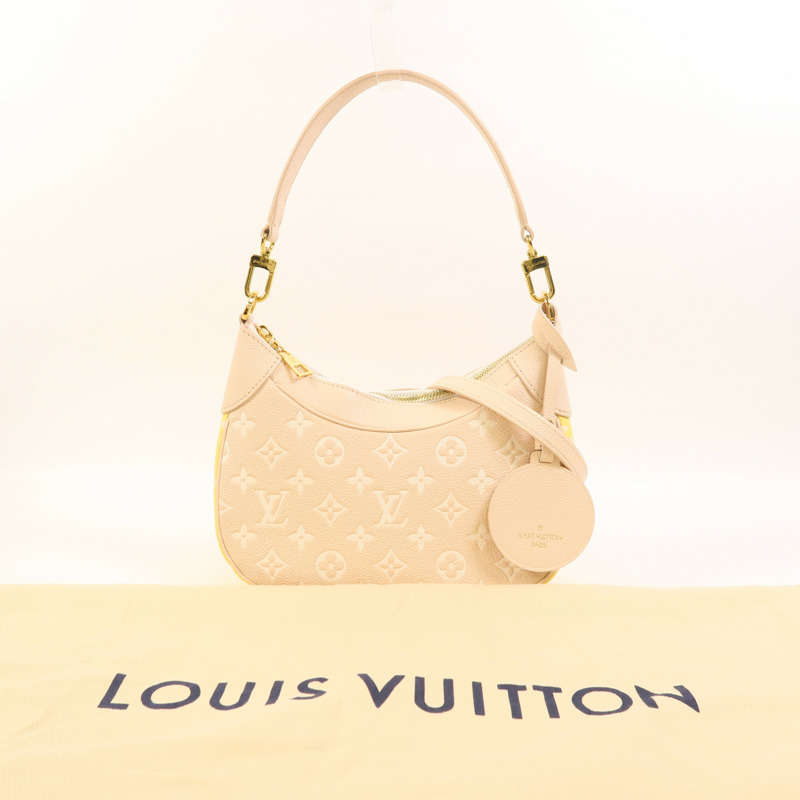 LOUIS VUITTON Monogram Empreinte Bagatelle NM金扣手挽肩背兩用袋-8