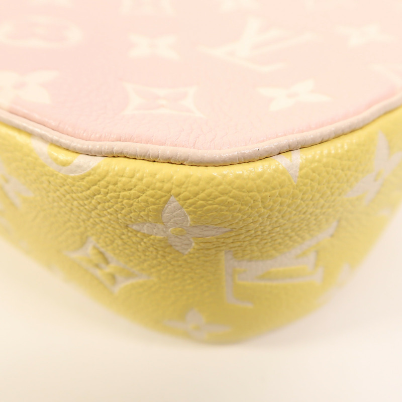 LOUIS VUITTON Monogram Empreinte Bagatelle NM金扣手挽肩背兩用袋-11