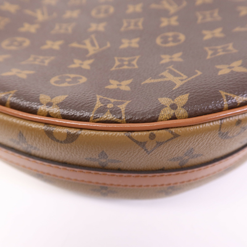 LOUIS VUITTON Monogram/Monogram Reverse Loop Hobo金扣手挽肩背兩用袋-12