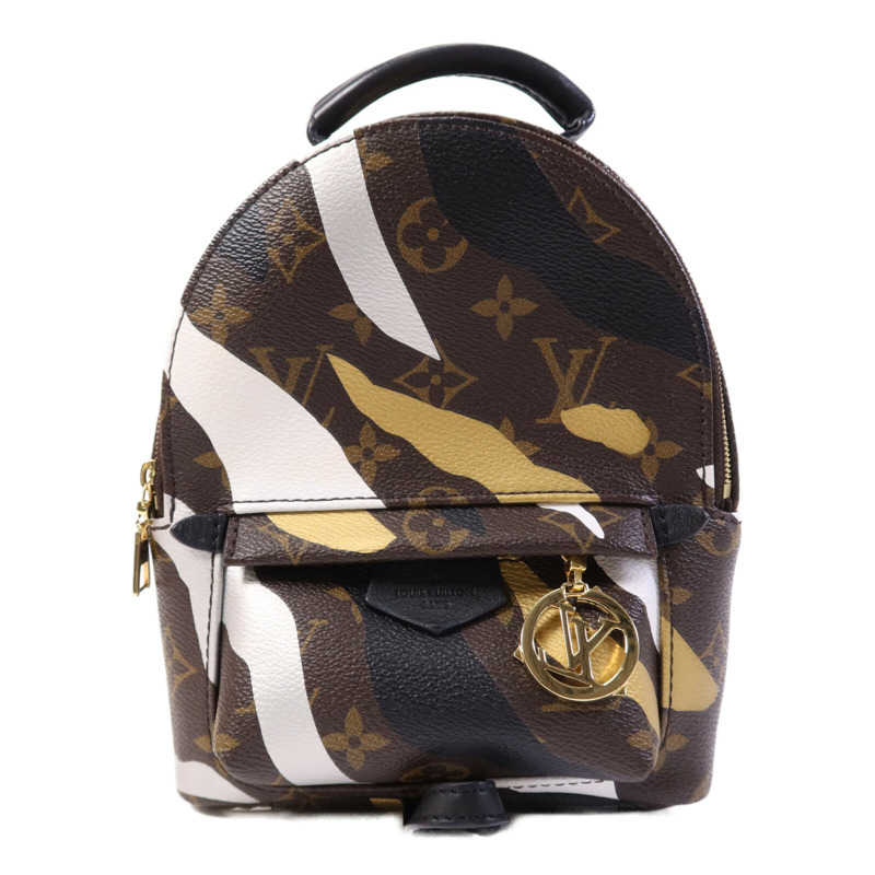 LOUIS VUITTON Monogram Palm Springs BackPack金扣背包-0