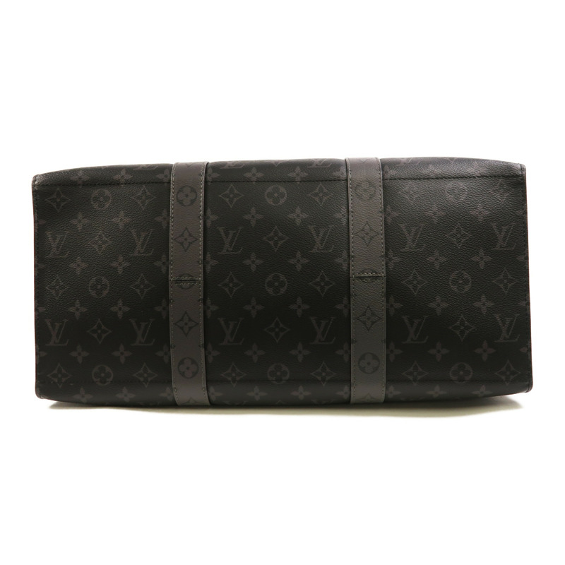 LOUIS VUITTON Monogram Eclipse New Cabas Zippe銀扣肩背袋-3
