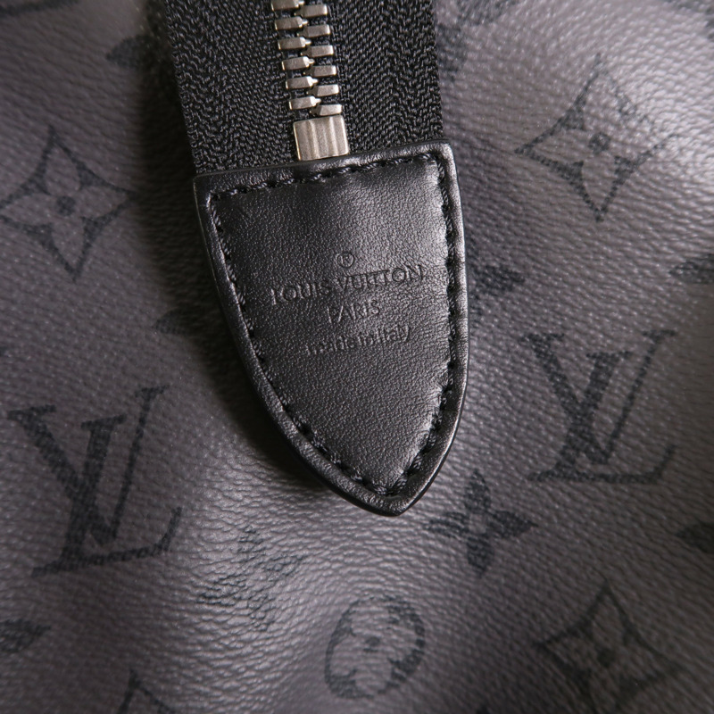 LOUIS VUITTON Monogram Eclipse New Cabas Zippe銀扣肩背袋-6