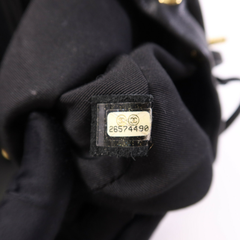 CHANEL 羊皮皮革Backpack金扣鏈帶背包-7