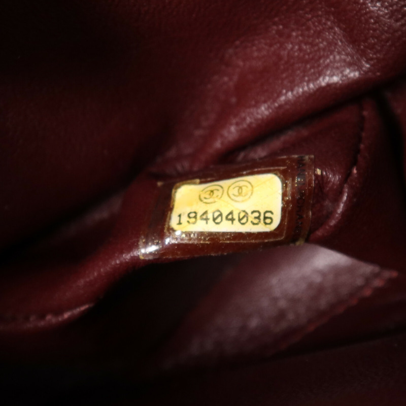 CHANEL 牛皮皮革Classic 25金扣鏈帶肩背袋-7