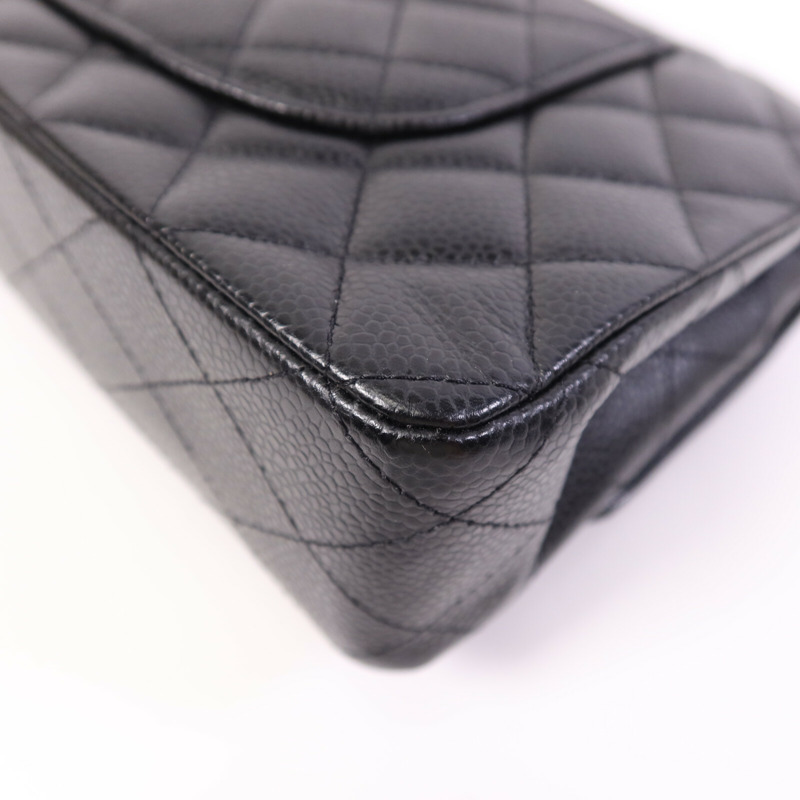 CHANEL 牛皮皮革Classic 25金扣鏈帶肩背袋-13