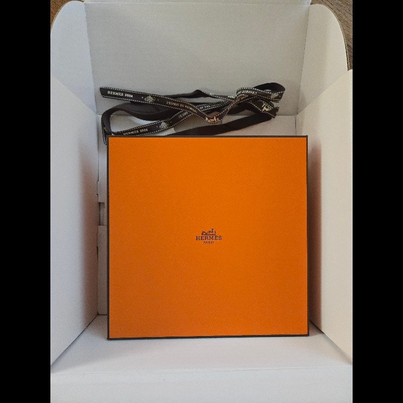 (全新品)愛馬仕50mm肩帶金棕金釦-5