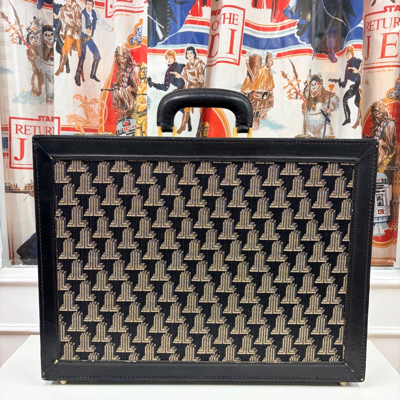 法國製 Lanvin 公事包 手提行李箱 筆電包 收藏價值 浪梵-1