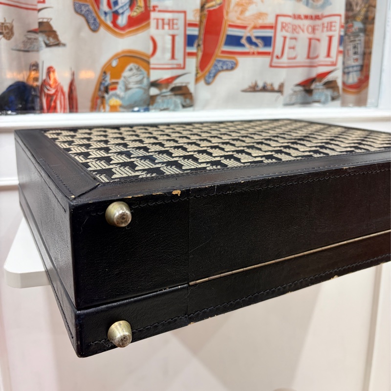 法國製 Lanvin 公事包 手提行李箱 筆電包 收藏價值 浪梵-8