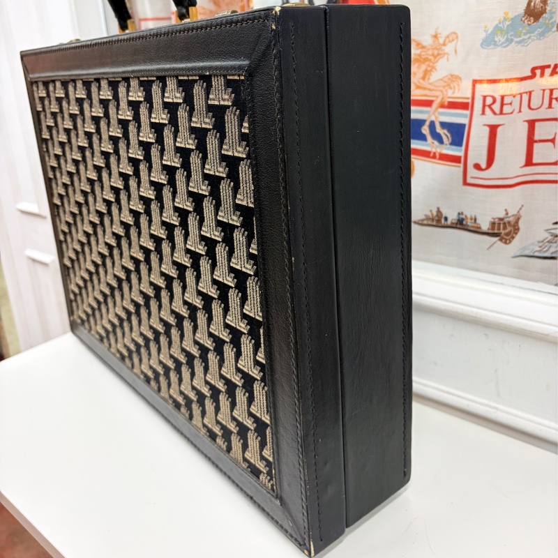 法國製 Lanvin 公事包 手提行李箱 筆電包 收藏價值 浪梵-11