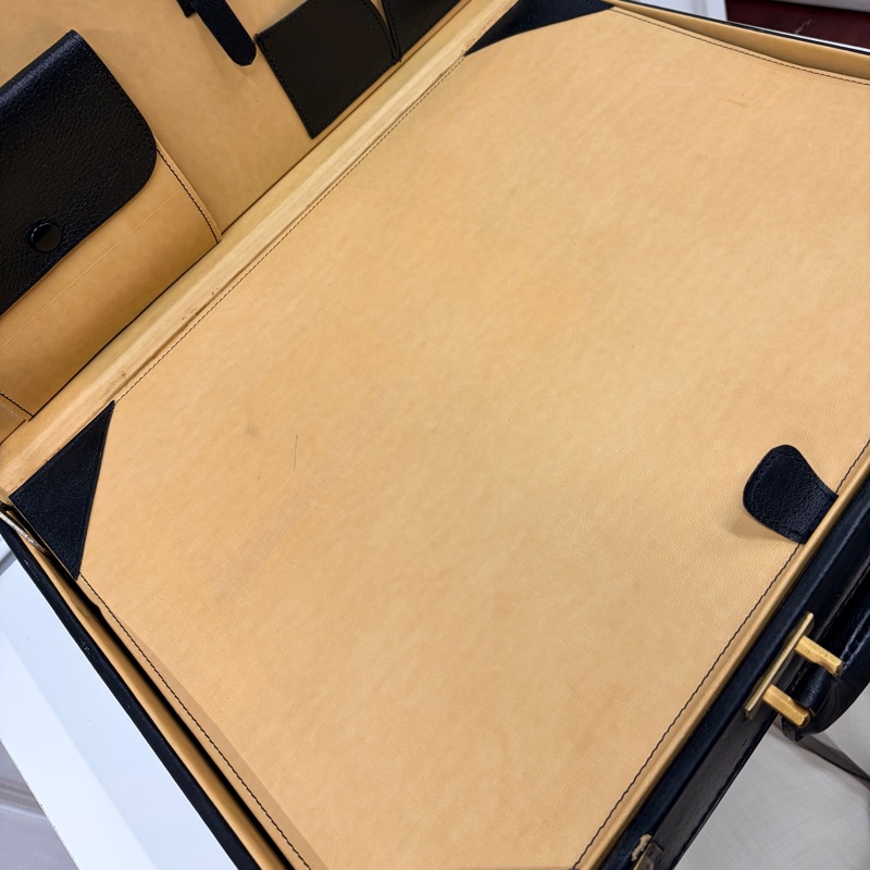 法國製 Lanvin 公事包 手提行李箱 筆電包 收藏價值 浪梵-21