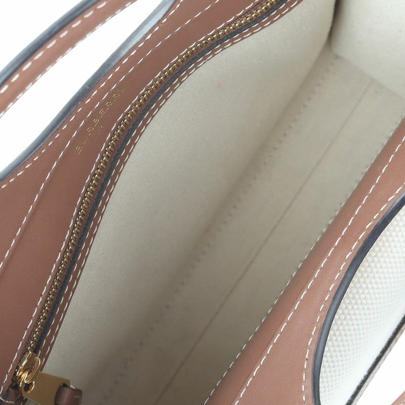 【包稅】BURBERRY 帆布雙色口袋迷你斜背包 34059Y-6