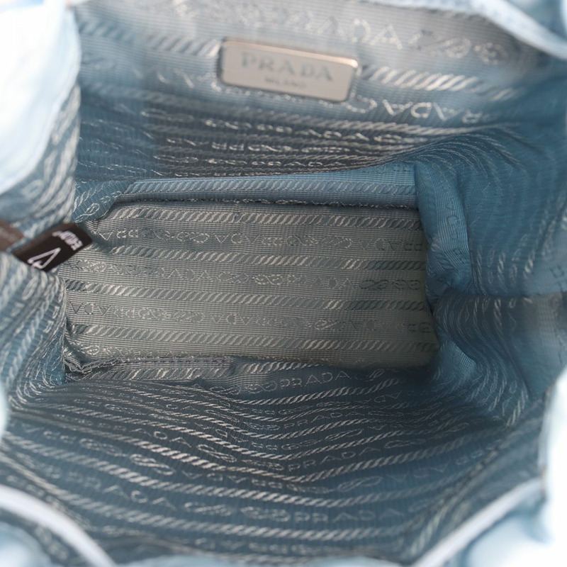【包稅】PRADA 1BH029 尼龍迷你雙肩包鏈條斜背包-6