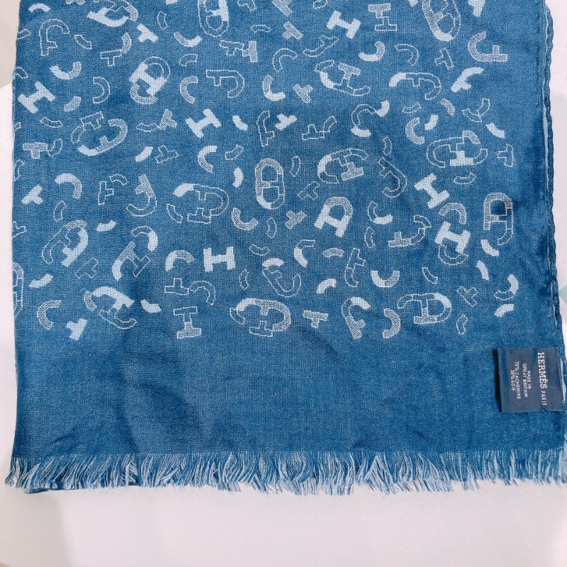 TW4657 Hermes 愛馬仕圍巾Maillons En Kit Scarf 63 x 180cm Cashmere x Silk-1