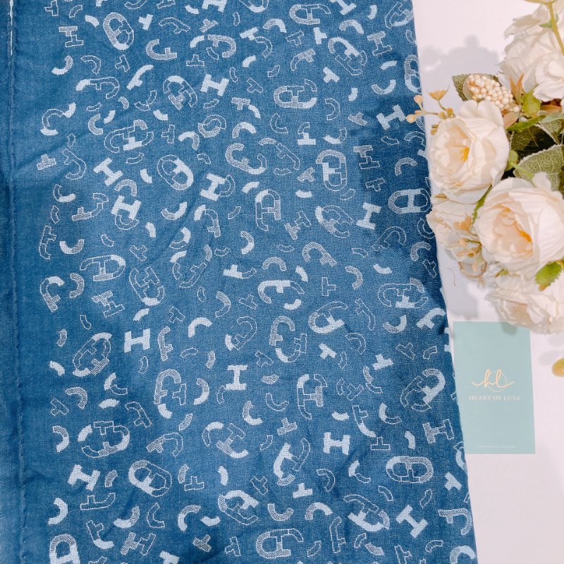 TW4657 Hermes 愛馬仕圍巾Maillons En Kit Scarf 63 x 180cm Cashmere x Silk-4