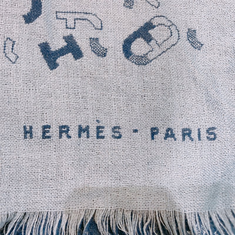 TW4657 Hermes 愛馬仕圍巾Maillons En Kit Scarf 63 x 180cm Cashmere x Silk-7