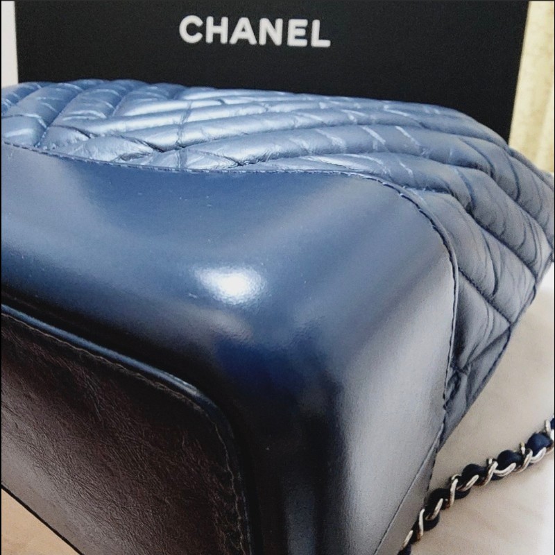 Chanel Gabrielle Backpack Medium 香奈兒流 浪雙肩包 中號 深藍-2
