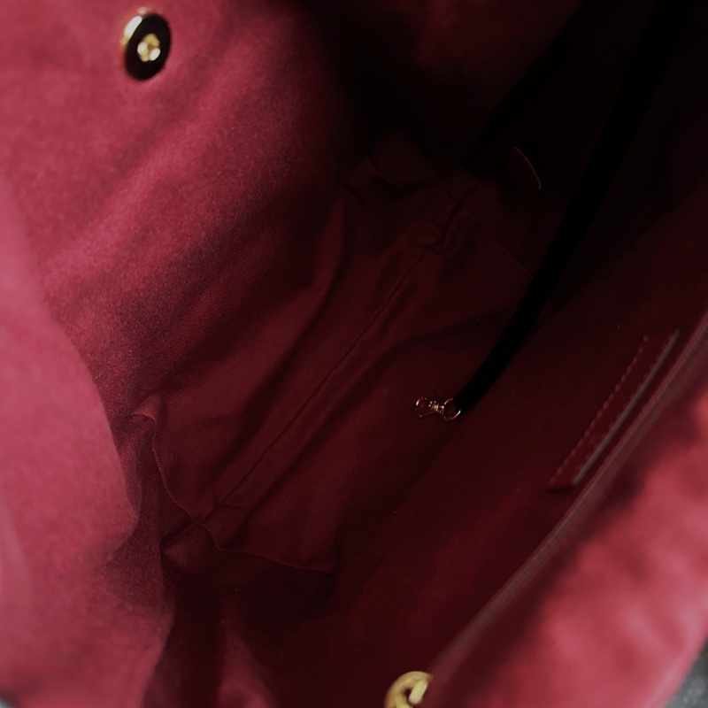 Chanel 黑色丹寧雙肩包-9