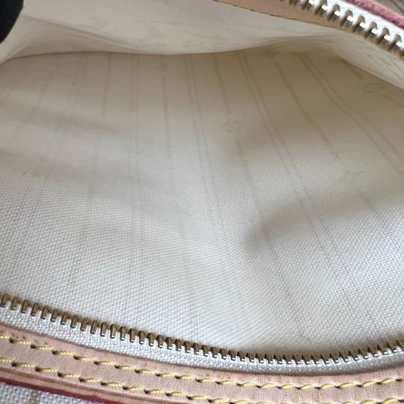 LV N51107 白棋盤格包NEVERFULL MM-6