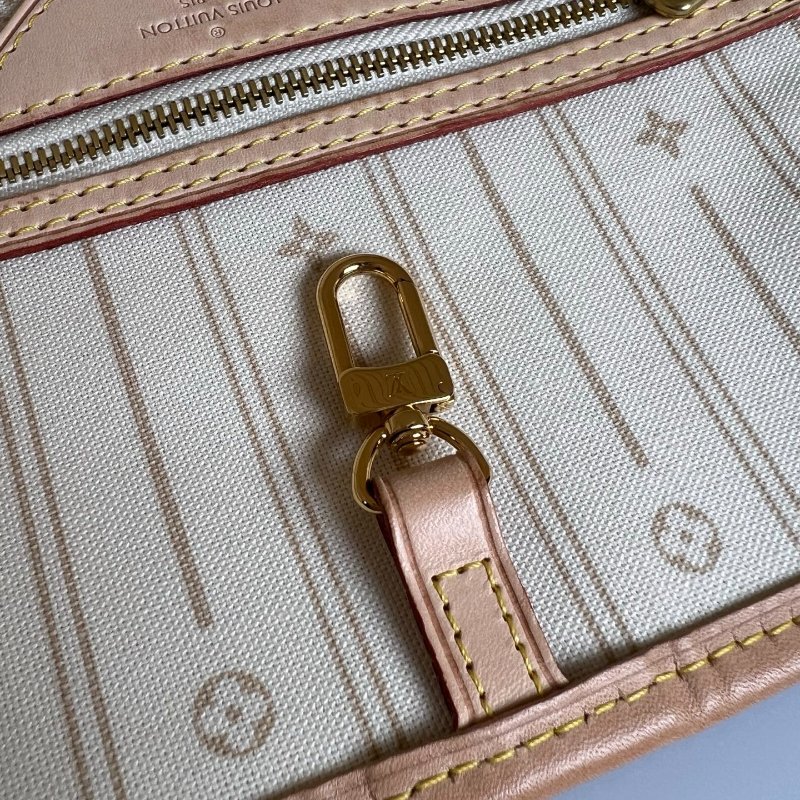 LV N51107 白棋盤格包NEVERFULL MM-10