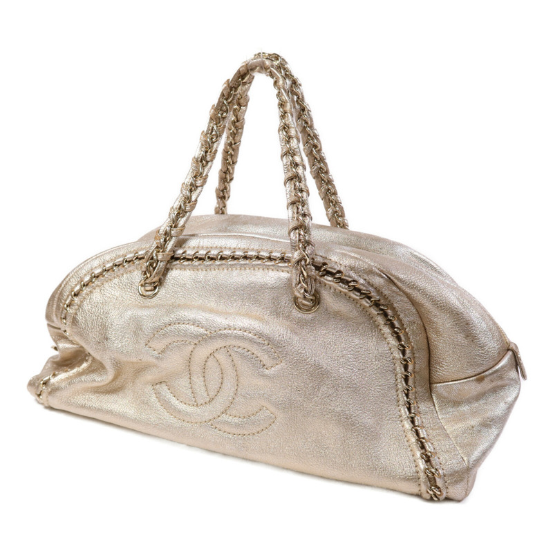 CHANEL 牛皮皮革Shoulder Bag金扣肩背包-2