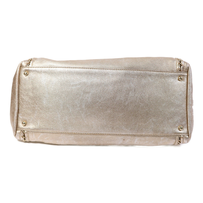 CHANEL 牛皮皮革Shoulder Bag金扣肩背包-3