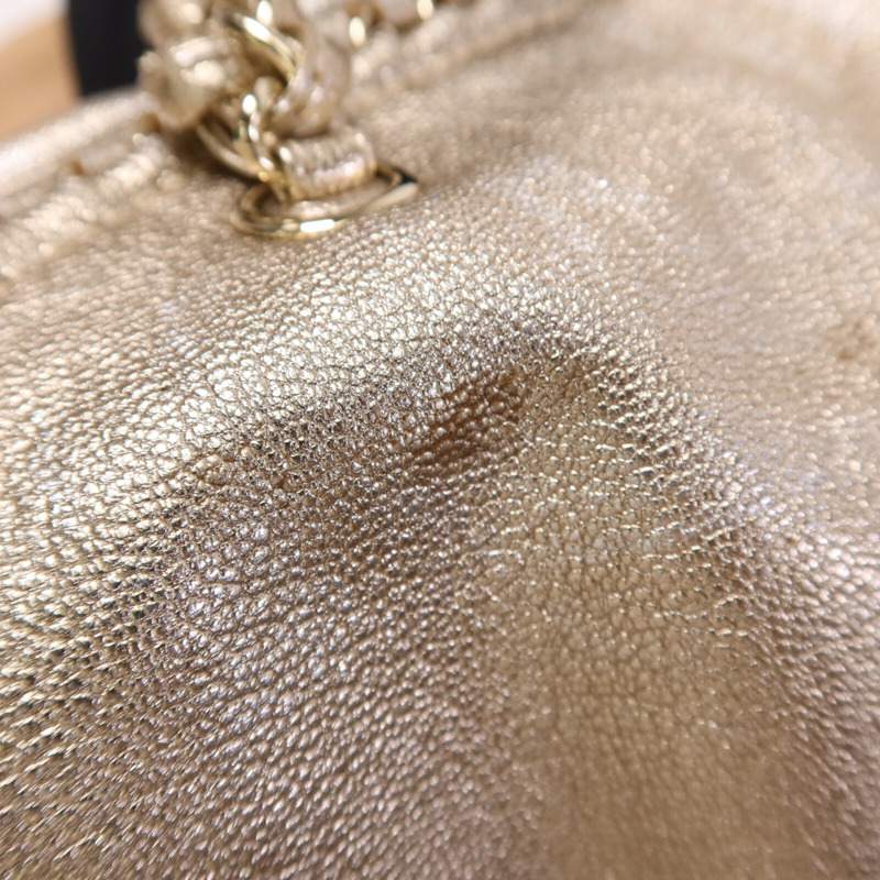 CHANEL 牛皮皮革Shoulder Bag金扣肩背包-15