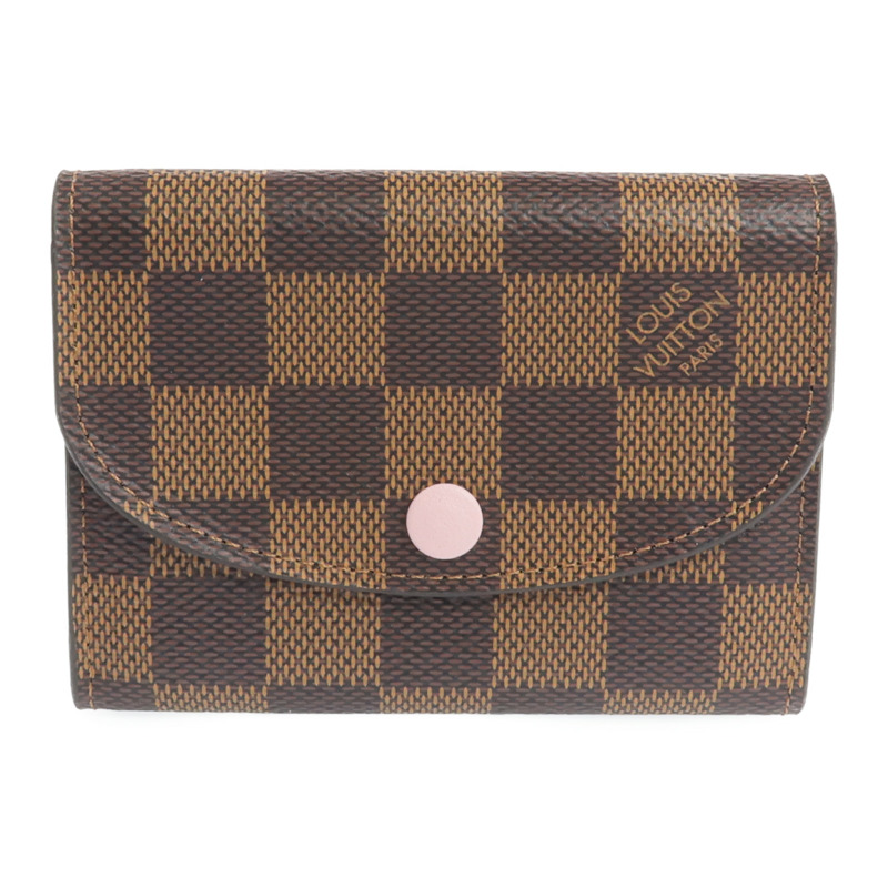 LOUIS VUITTON Damier Rosalie金扣卡片套-0