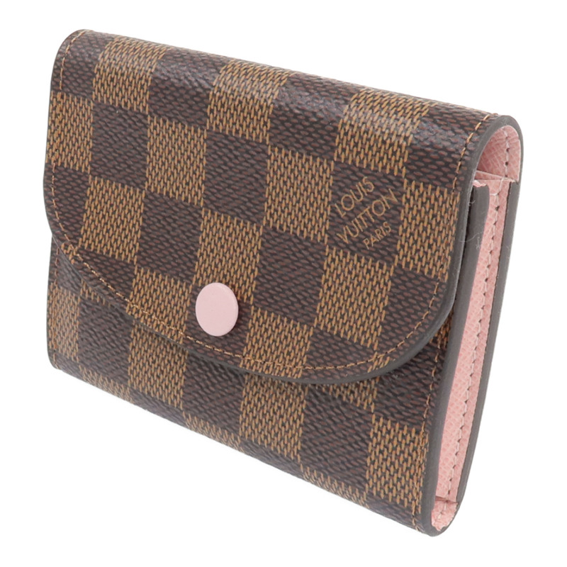 LOUIS VUITTON Damier Rosalie金扣卡片套-1