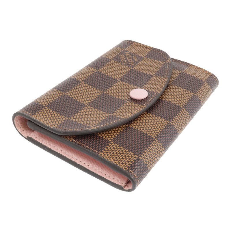 LOUIS VUITTON Damier Rosalie金扣卡片套-3